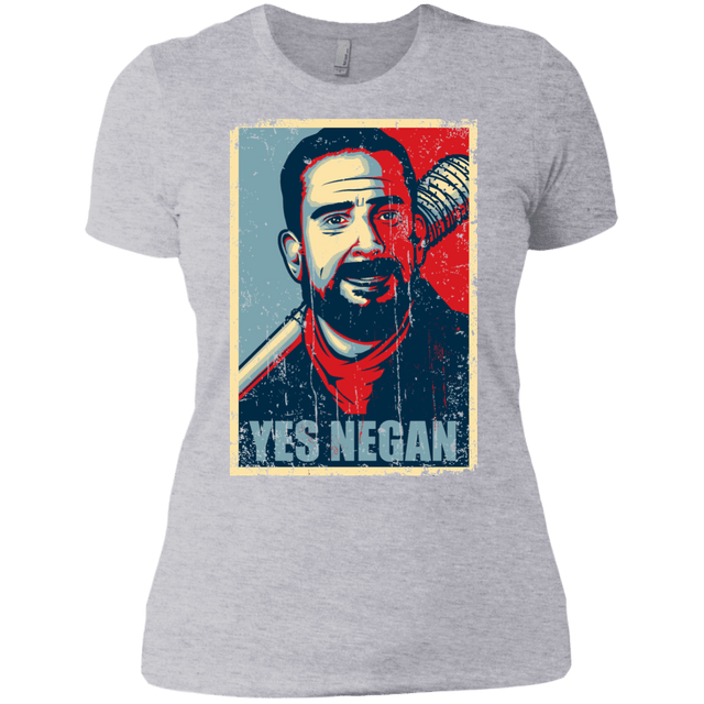 T-Shirts Heather Grey / X-Small Yes Negan Women's Premium T-Shirt