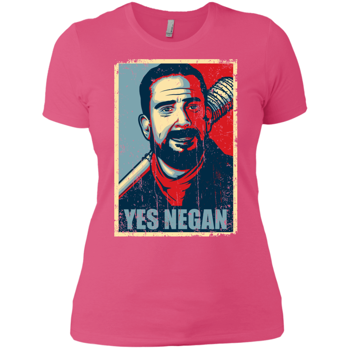 T-Shirts Hot Pink / X-Small Yes Negan Women's Premium T-Shirt