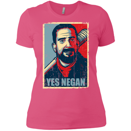 T-Shirts Hot Pink / X-Small Yes Negan Women's Premium T-Shirt