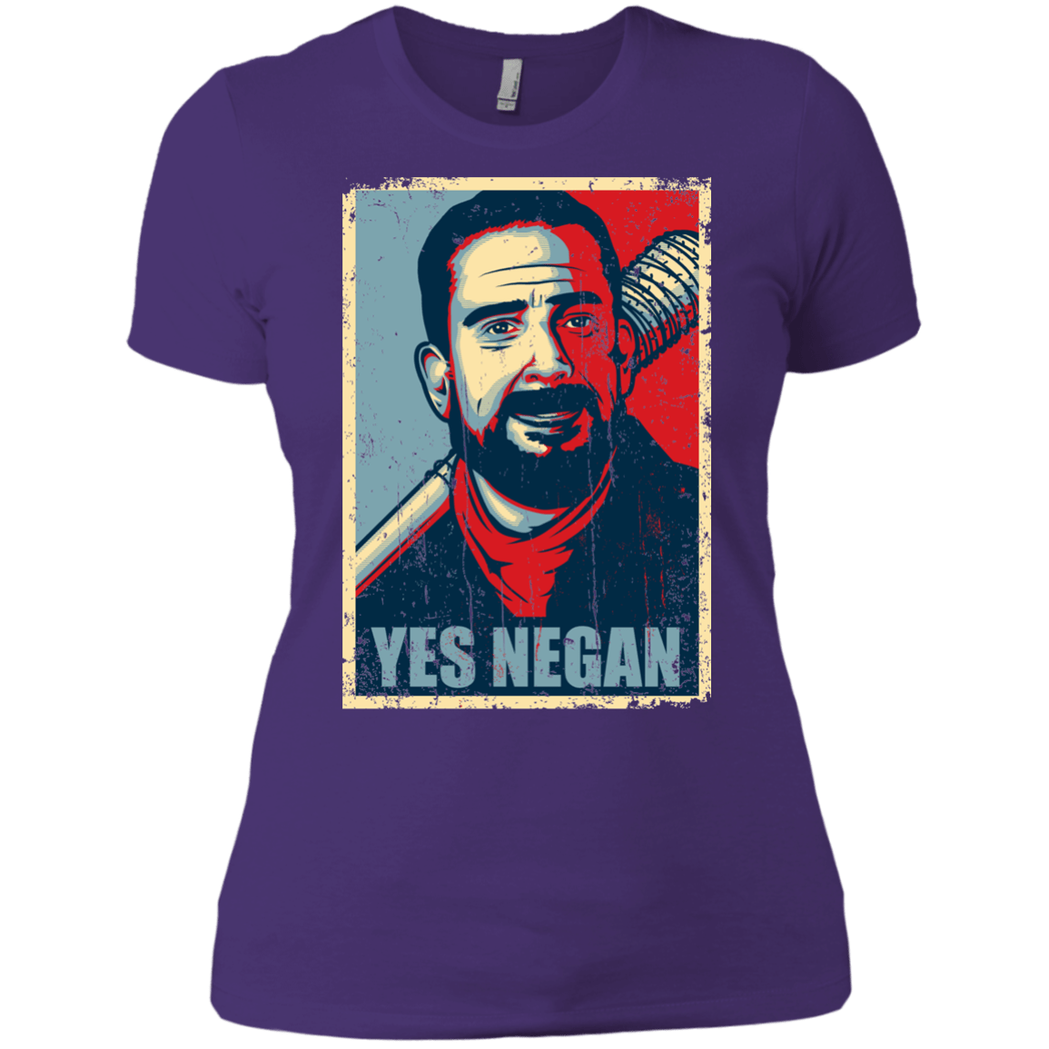 T-Shirts Purple / X-Small Yes Negan Women's Premium T-Shirt