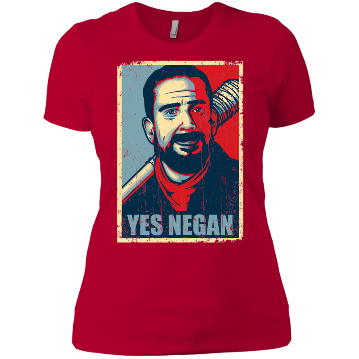 T-Shirts Red / X-Small Yes Negan Women's Premium T-Shirt