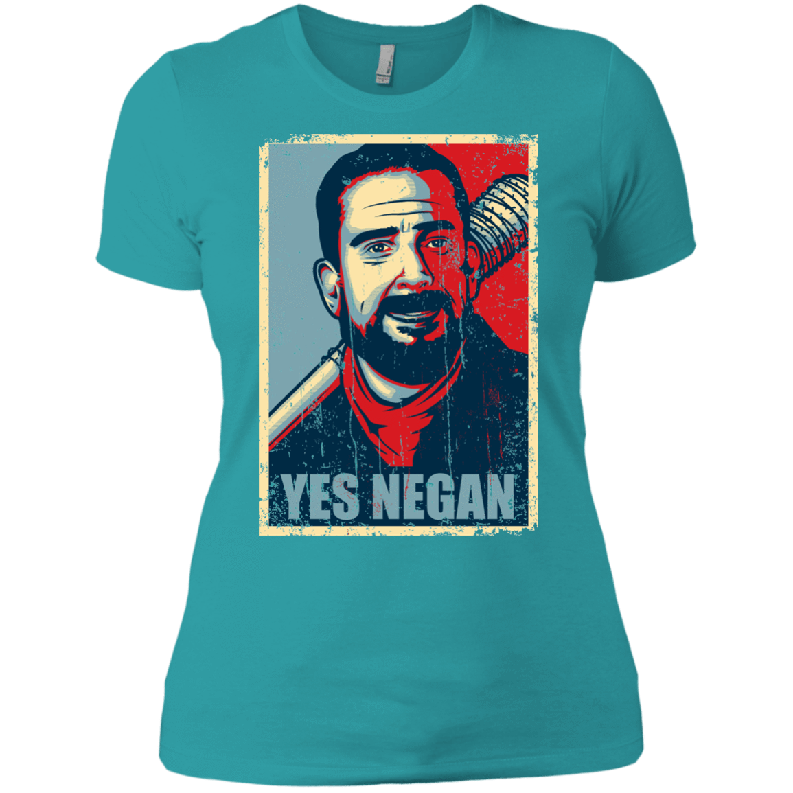 T-Shirts Tahiti Blue / X-Small Yes Negan Women's Premium T-Shirt