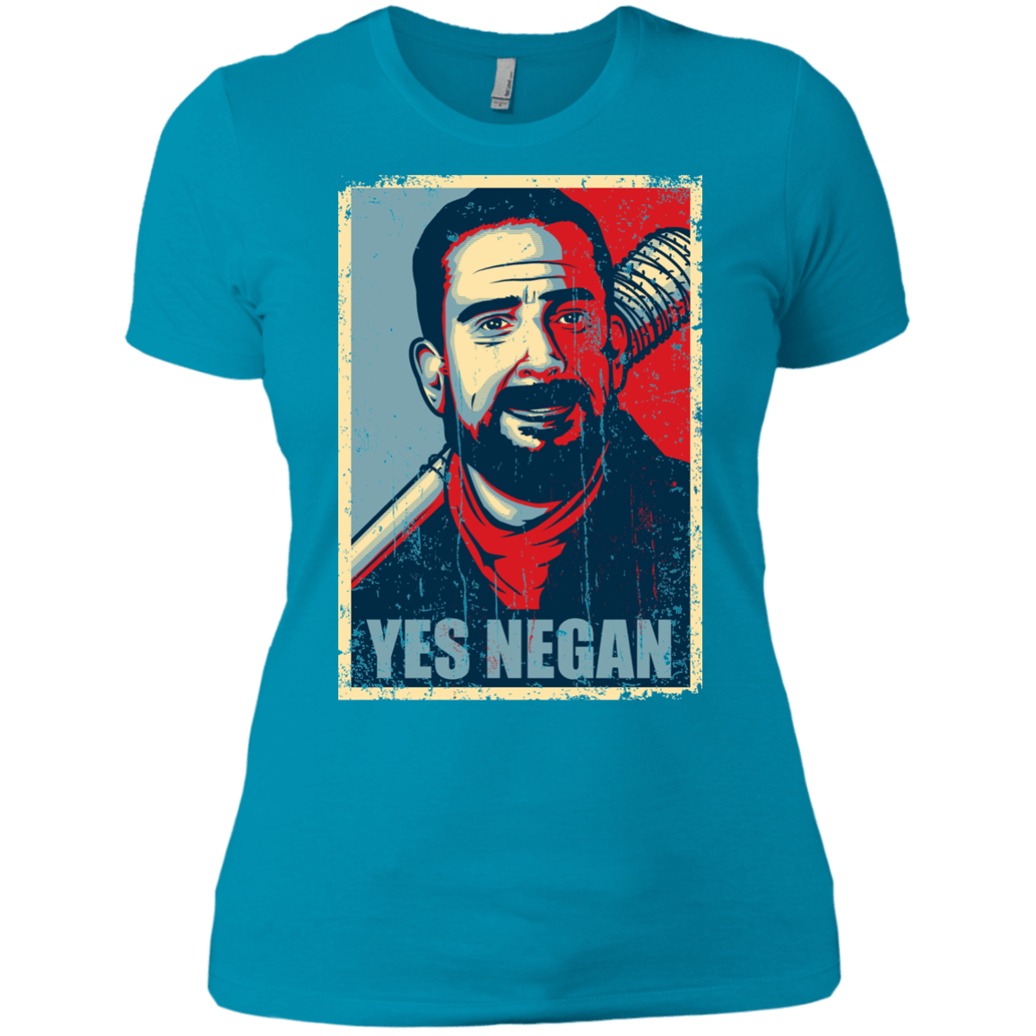 T-Shirts Turquoise / X-Small Yes Negan Women's Premium T-Shirt