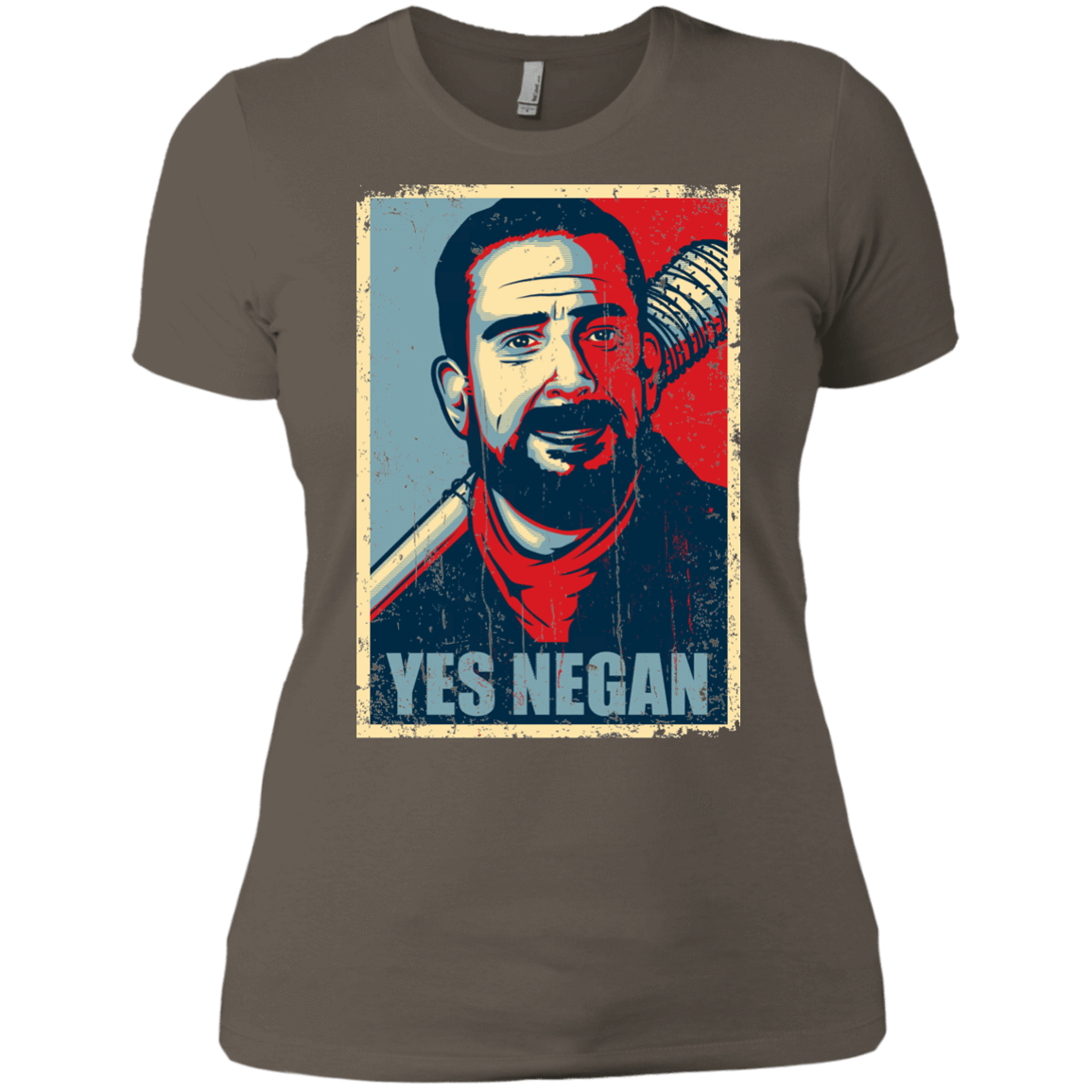 T-Shirts Warm Grey / X-Small Yes Negan Women's Premium T-Shirt