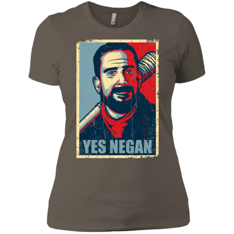 T-Shirts Warm Grey / X-Small Yes Negan Women's Premium T-Shirt