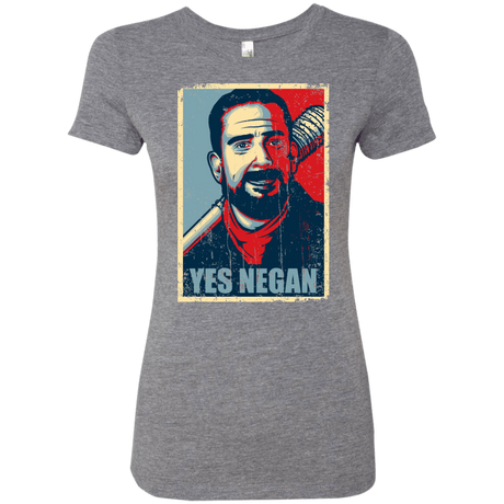 T-Shirts Premium Heather / Small Yes Negan Women's Triblend T-Shirt