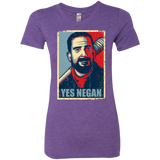 T-Shirts Purple Rush / Small Yes Negan Women's Triblend T-Shirt