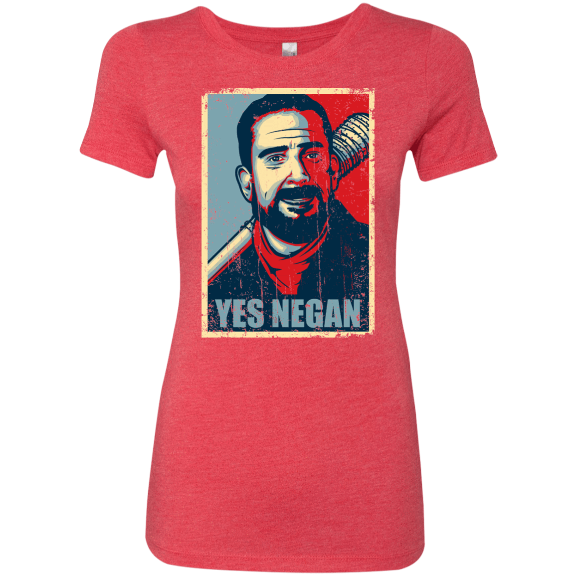 T-Shirts Vintage Red / Small Yes Negan Women's Triblend T-Shirt
