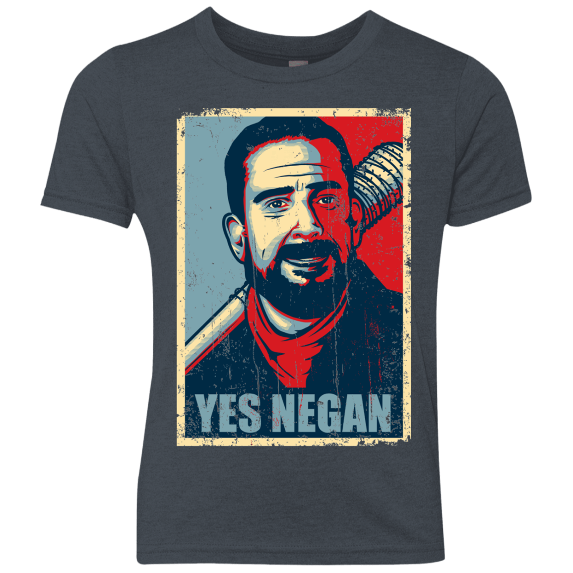T-Shirts Vintage Navy / YXS Yes Negan Youth Triblend T-Shirt