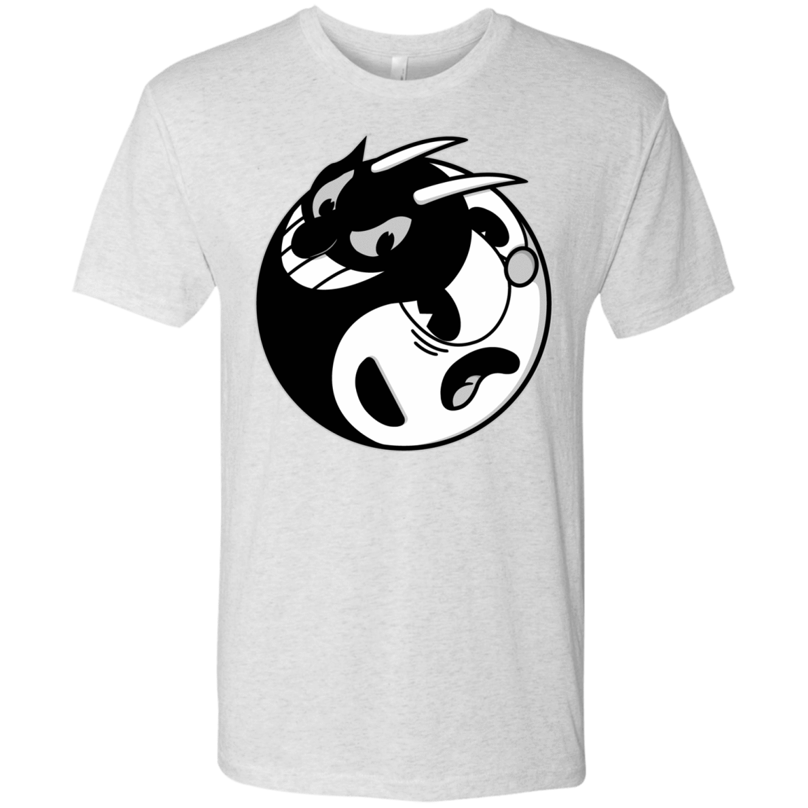 T-Shirts Heather White / S Yin Cup! Men's Triblend T-Shirt