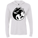 Yin Cup! Triblend Long Sleeve Hoodie Tee