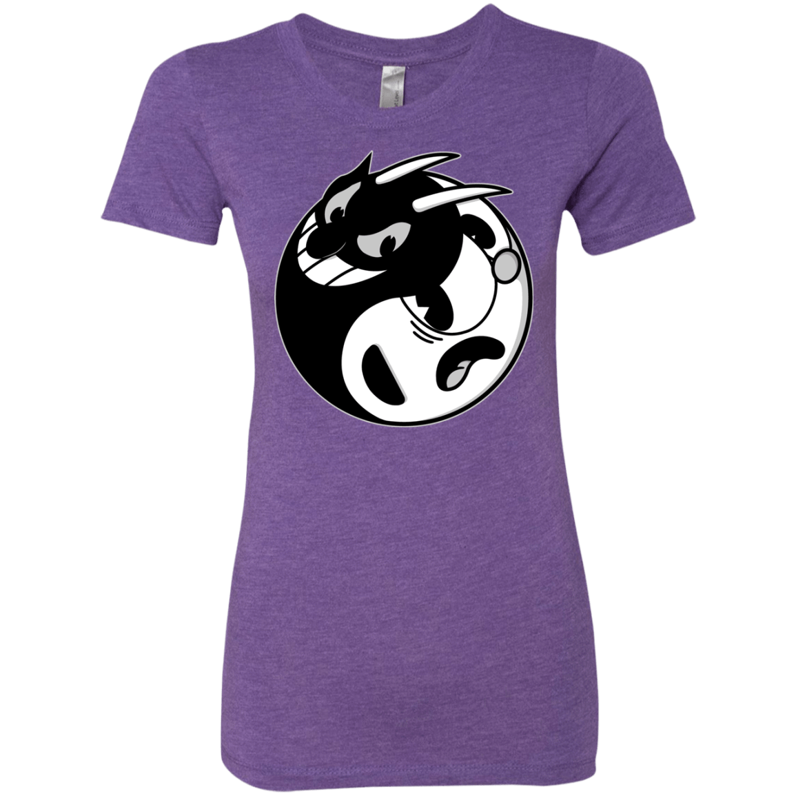 T-Shirts Purple Rush / S Yin Cup! Women's Triblend T-Shirt