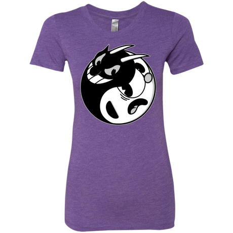 T-Shirts Purple Rush / S Yin Cup! Women's Triblend T-Shirt