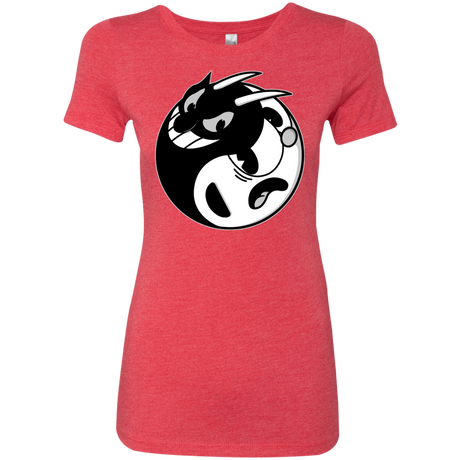 T-Shirts Vintage Red / S Yin Cup! Women's Triblend T-Shirt
