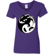 T-Shirts Purple / S Yin Cup! Women's V-Neck T-Shirt