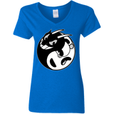 T-Shirts Royal / S Yin Cup! Women's V-Neck T-Shirt