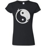 T-Shirts Black / S Yin Yang Surfer Junior Slimmer-Fit T-Shirt