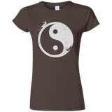 T-Shirts Dark Chocolate / S Yin Yang Surfer Junior Slimmer-Fit T-Shirt