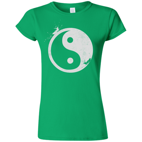 T-Shirts Irish Green / S Yin Yang Surfer Junior Slimmer-Fit T-Shirt