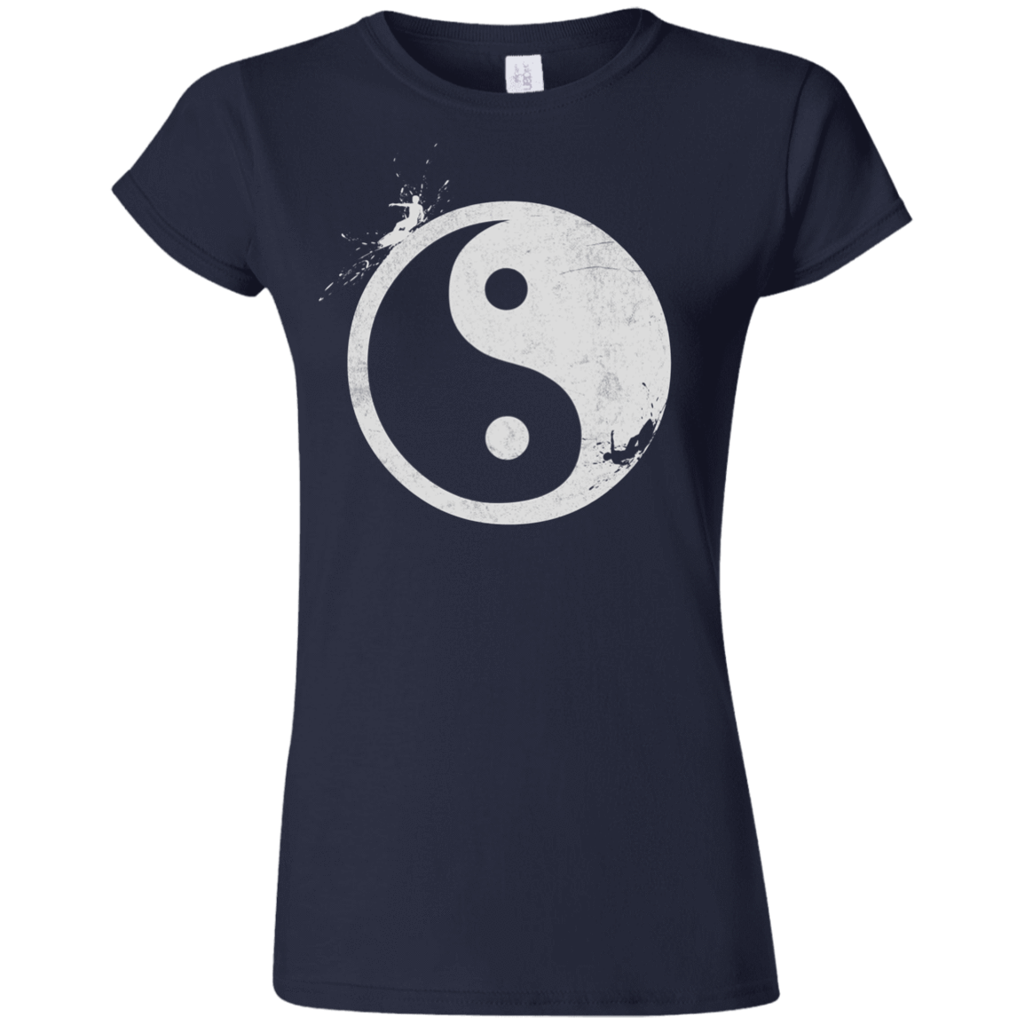 T-Shirts Navy / S Yin Yang Surfer Junior Slimmer-Fit T-Shirt