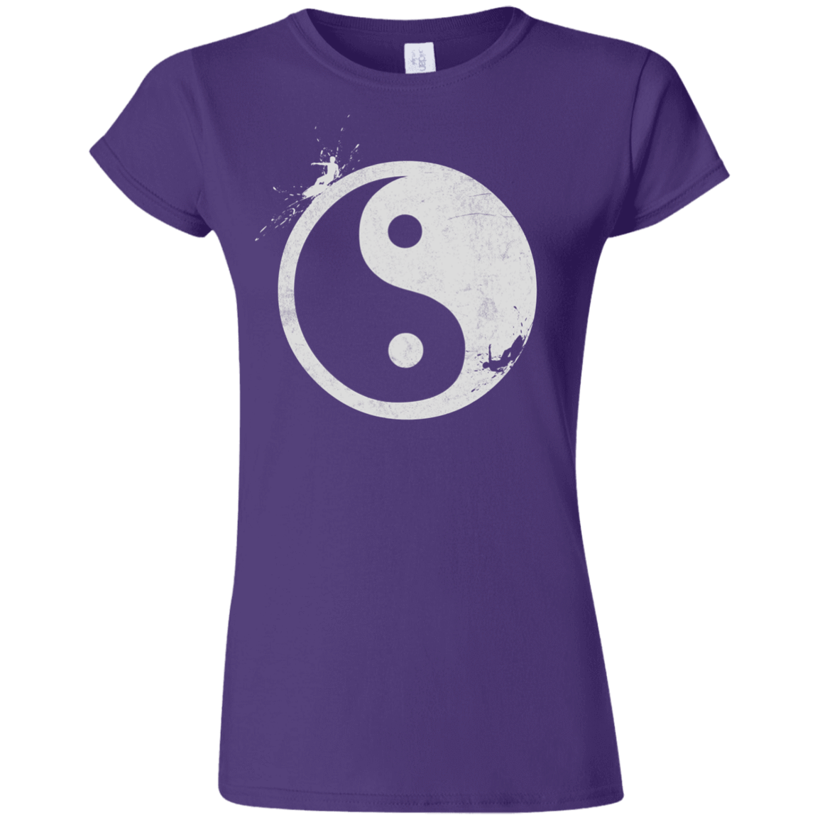 T-Shirts Purple / S Yin Yang Surfer Junior Slimmer-Fit T-Shirt