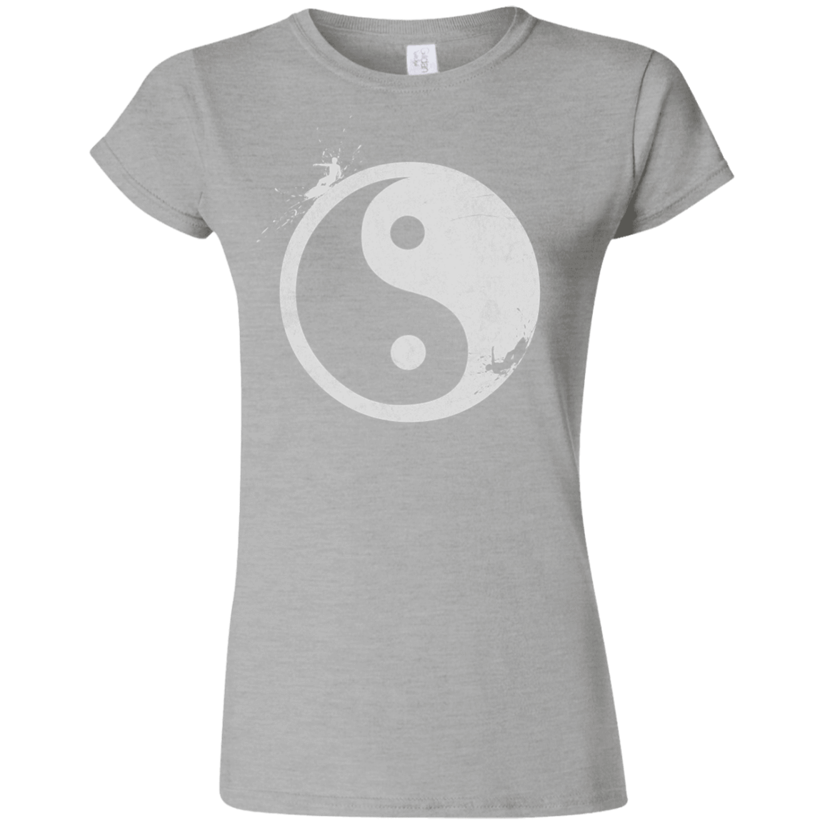 T-Shirts Sport Grey / S Yin Yang Surfer Junior Slimmer-Fit T-Shirt