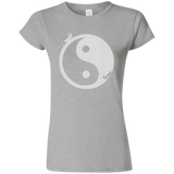 T-Shirts Sport Grey / S Yin Yang Surfer Junior Slimmer-Fit T-Shirt