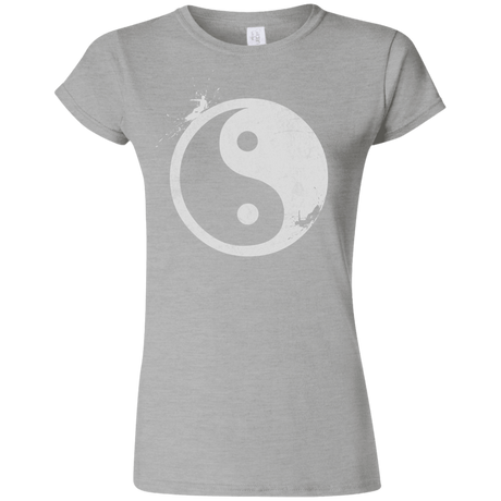 T-Shirts Sport Grey / S Yin Yang Surfer Junior Slimmer-Fit T-Shirt