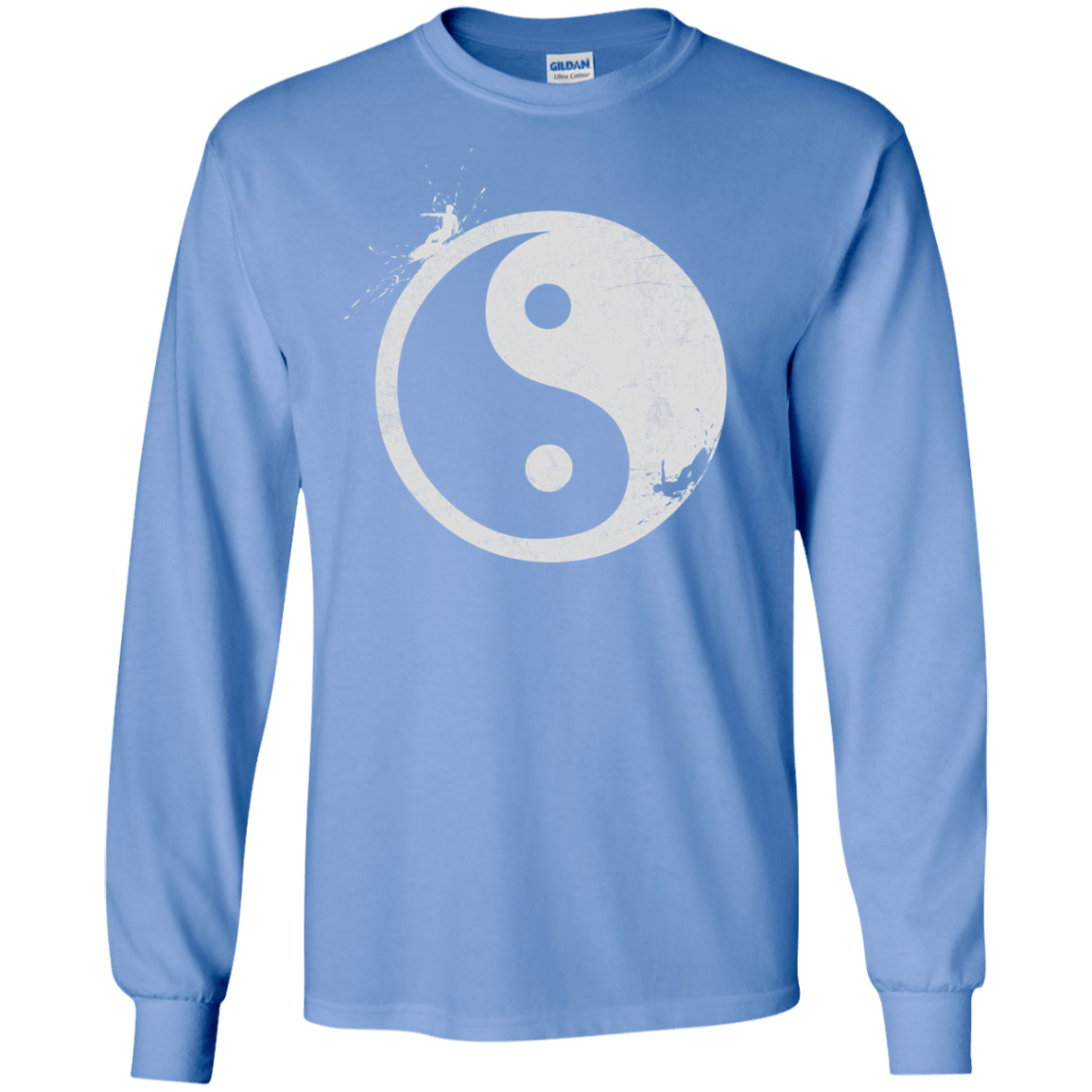 Yin Yang Surfer Men's Long Sleeve T-Shirt