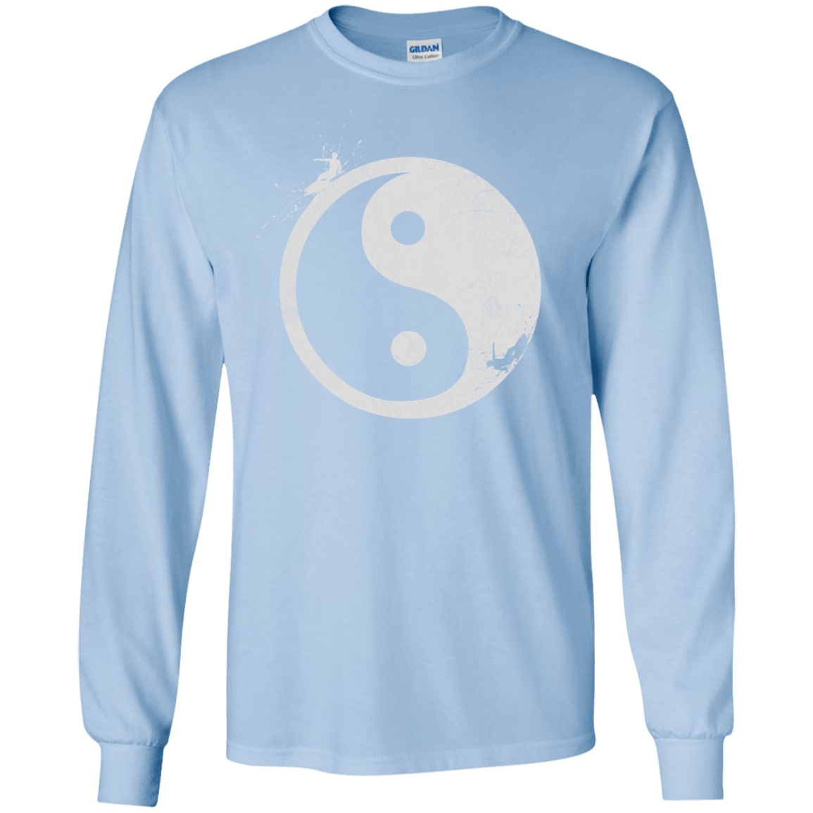 Yin Yang Surfer Men's Long Sleeve T-Shirt