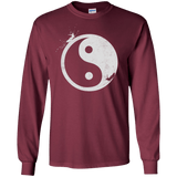 Yin Yang Surfer Men's Long Sleeve T-Shirt