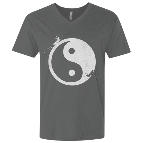 T-Shirts Heavy Metal / X-Small Yin Yang Surfer Men's Premium V-Neck