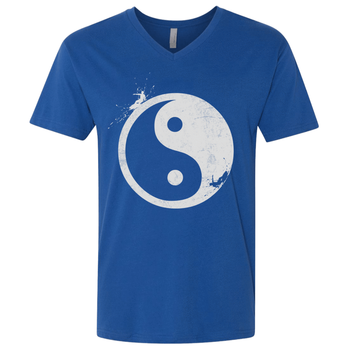 T-Shirts Royal / X-Small Yin Yang Surfer Men's Premium V-Neck