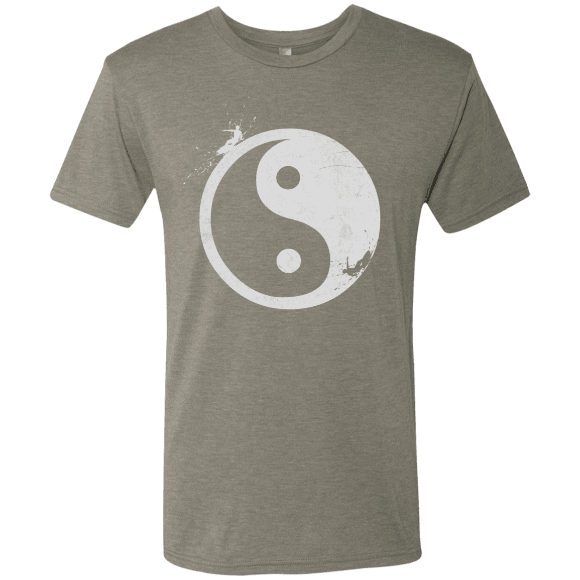 T-Shirts Venetian Grey / S Yin Yang Surfer Men's Triblend T-Shirt