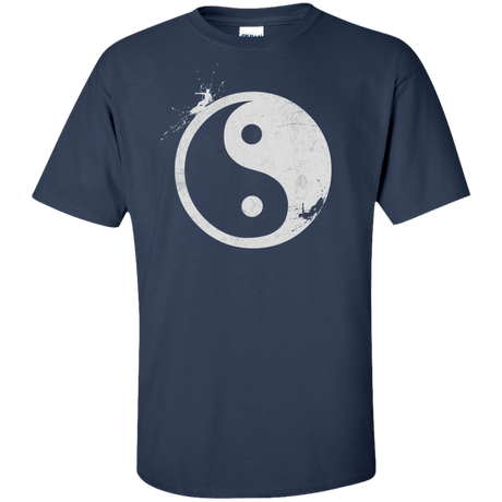 T-Shirts Navy / XLT Yin Yang Surfer Tall T-Shirt