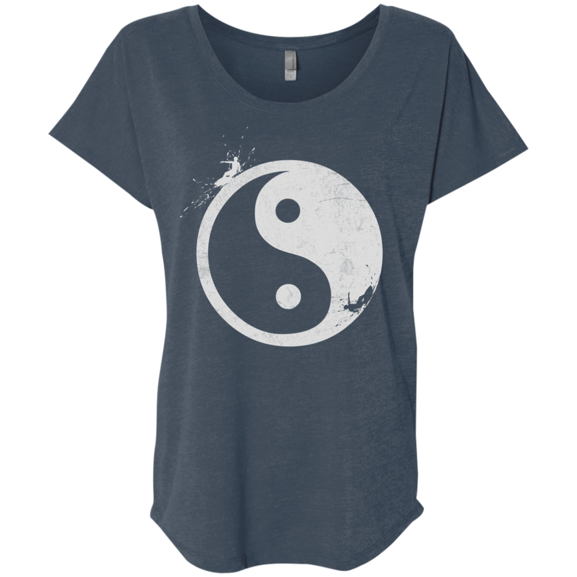 Yin Yang Surfer Triblend Dolman Sleeve