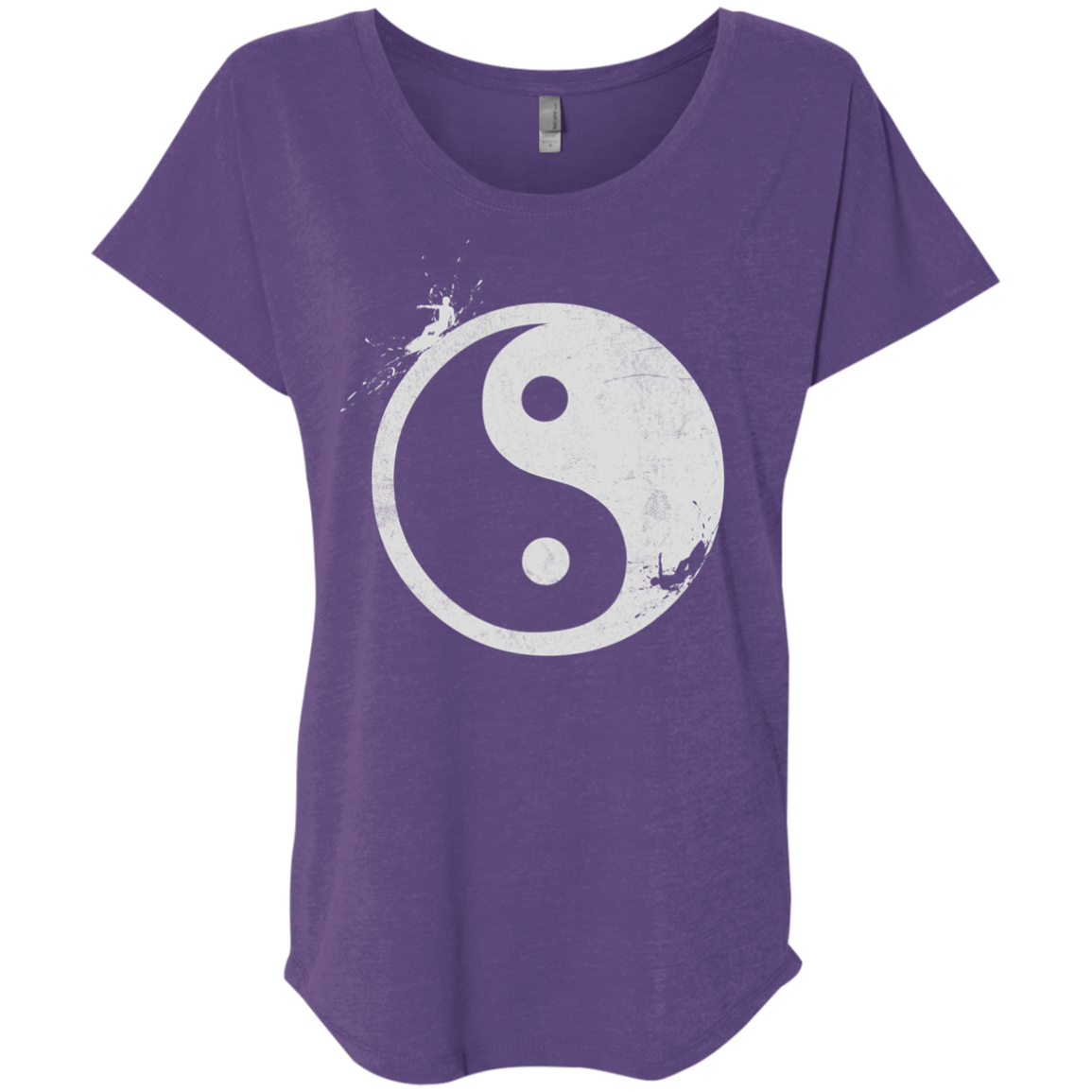 Yin Yang Surfer Triblend Dolman Sleeve