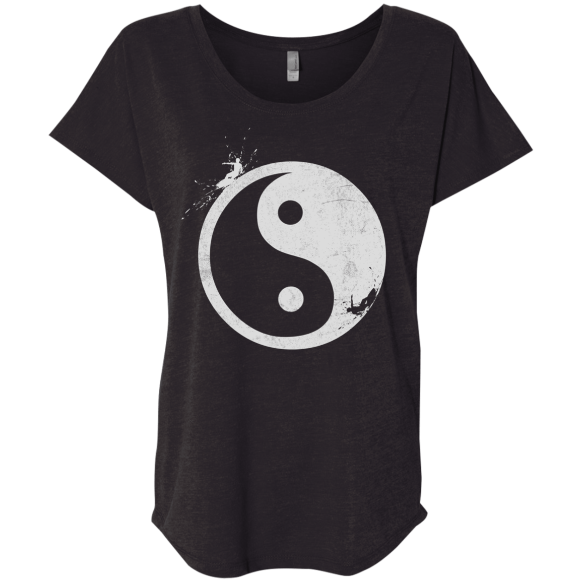Yin Yang Surfer Triblend Dolman Sleeve