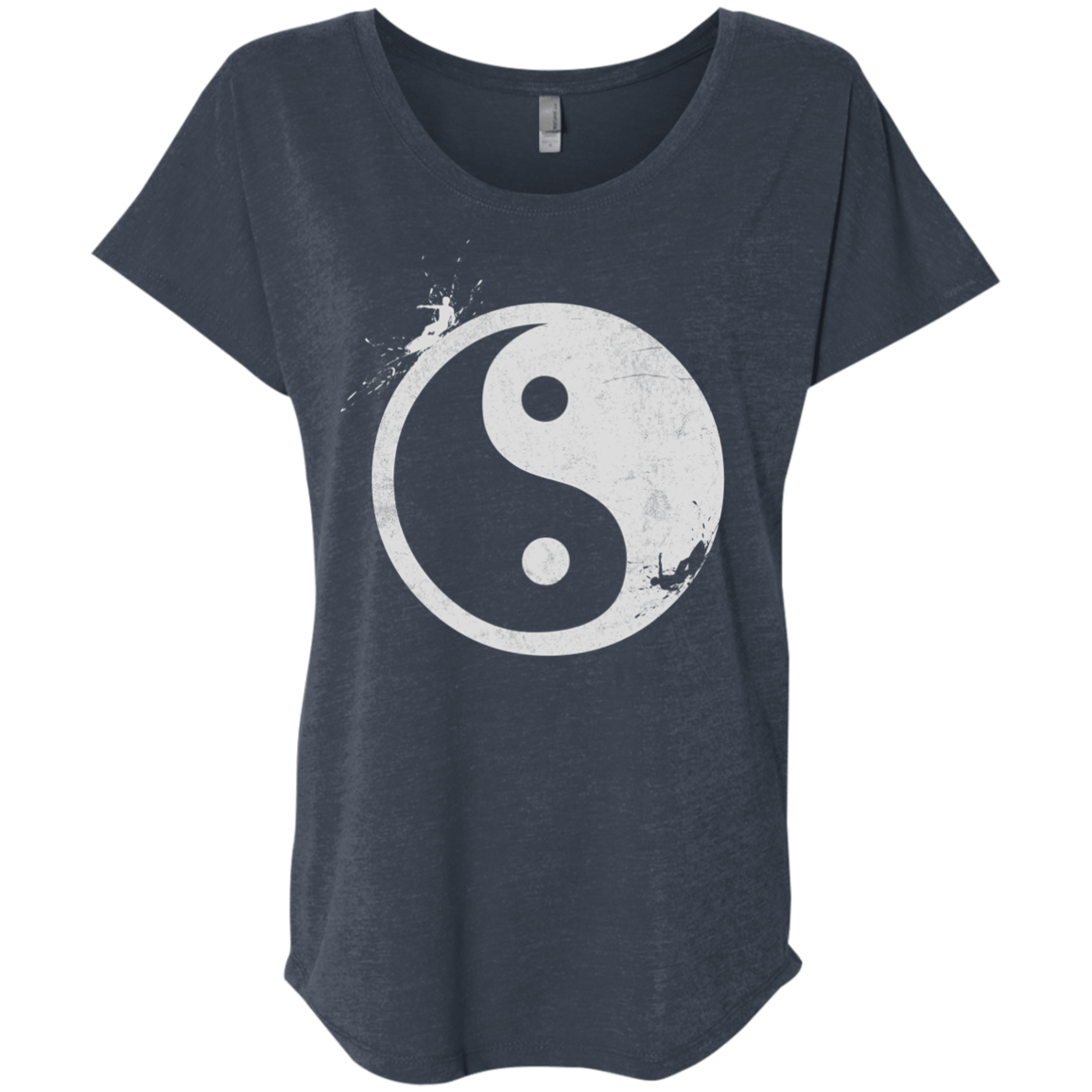 Yin Yang Surfer Triblend Dolman Sleeve