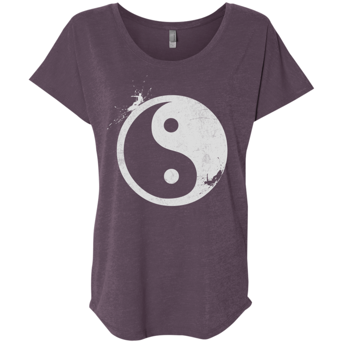 Yin Yang Surfer Triblend Dolman Sleeve