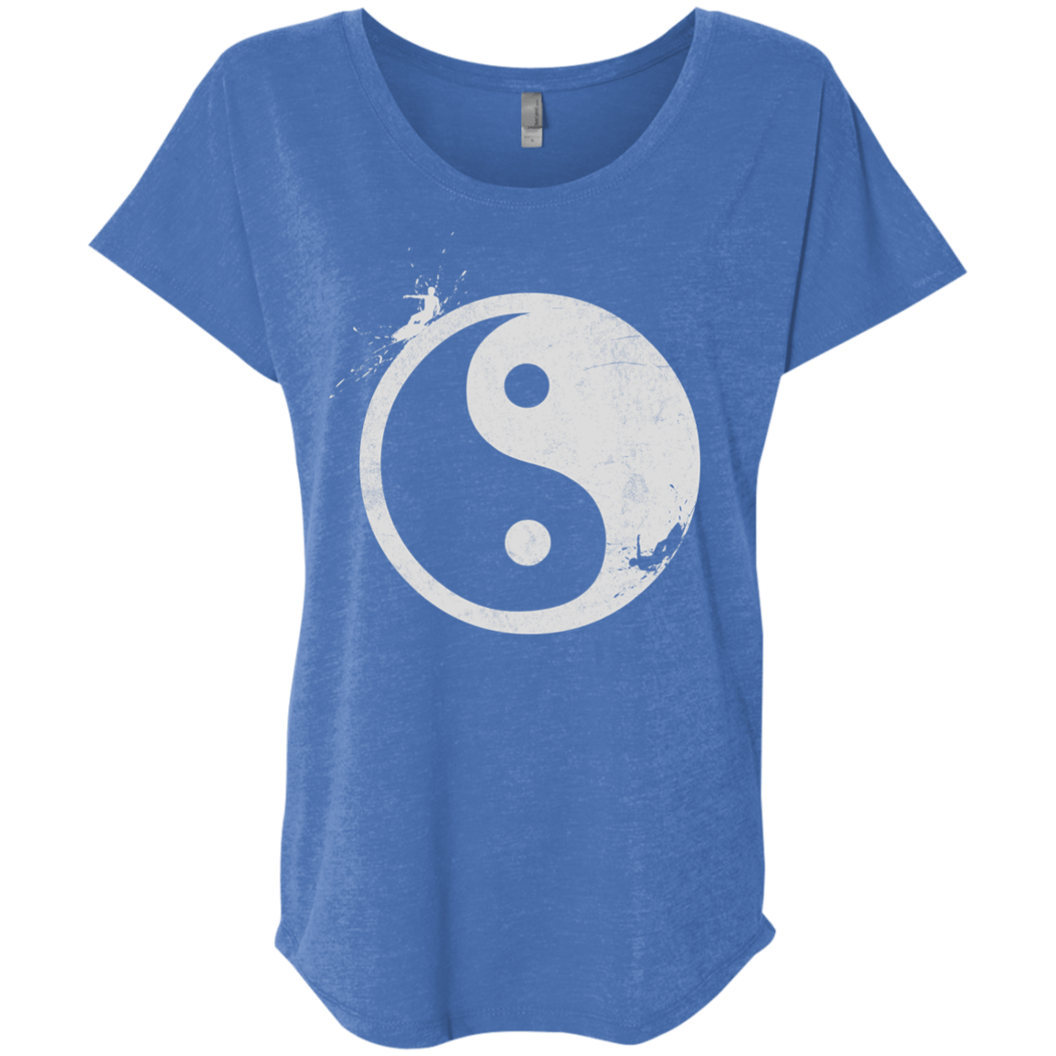 Yin Yang Surfer Triblend Dolman Sleeve