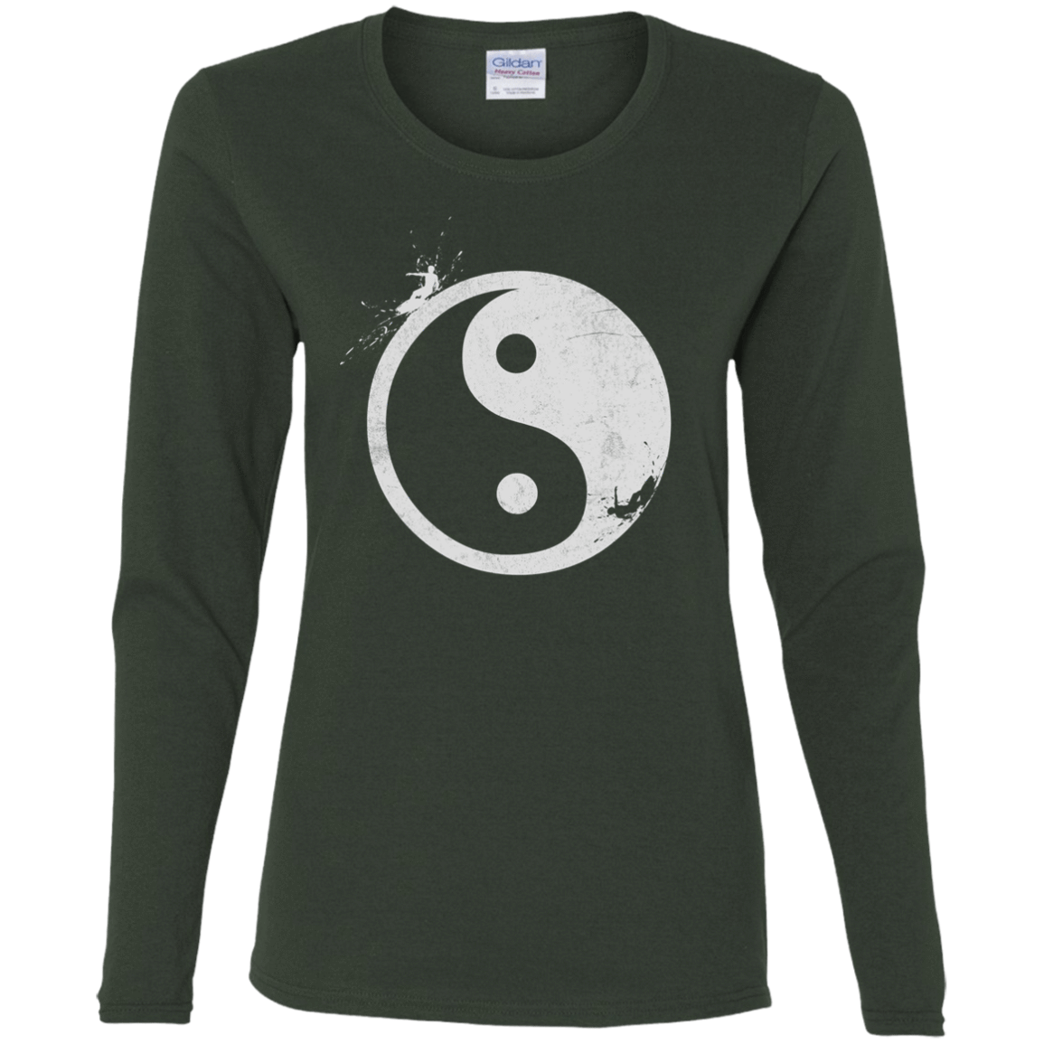 T-Shirts Forest / S Yin Yang Surfer Women's Long Sleeve T-Shirt