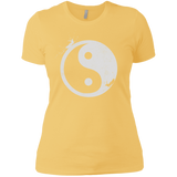 T-Shirts Banana Cream/ / X-Small Yin Yang Surfer Women's Premium T-Shirt