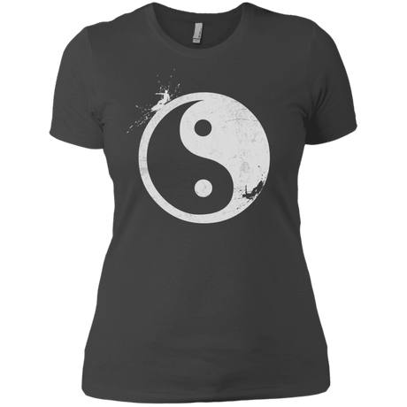 T-Shirts Heavy Metal / X-Small Yin Yang Surfer Women's Premium T-Shirt