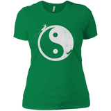 T-Shirts Kelly Green / X-Small Yin Yang Surfer Women's Premium T-Shirt