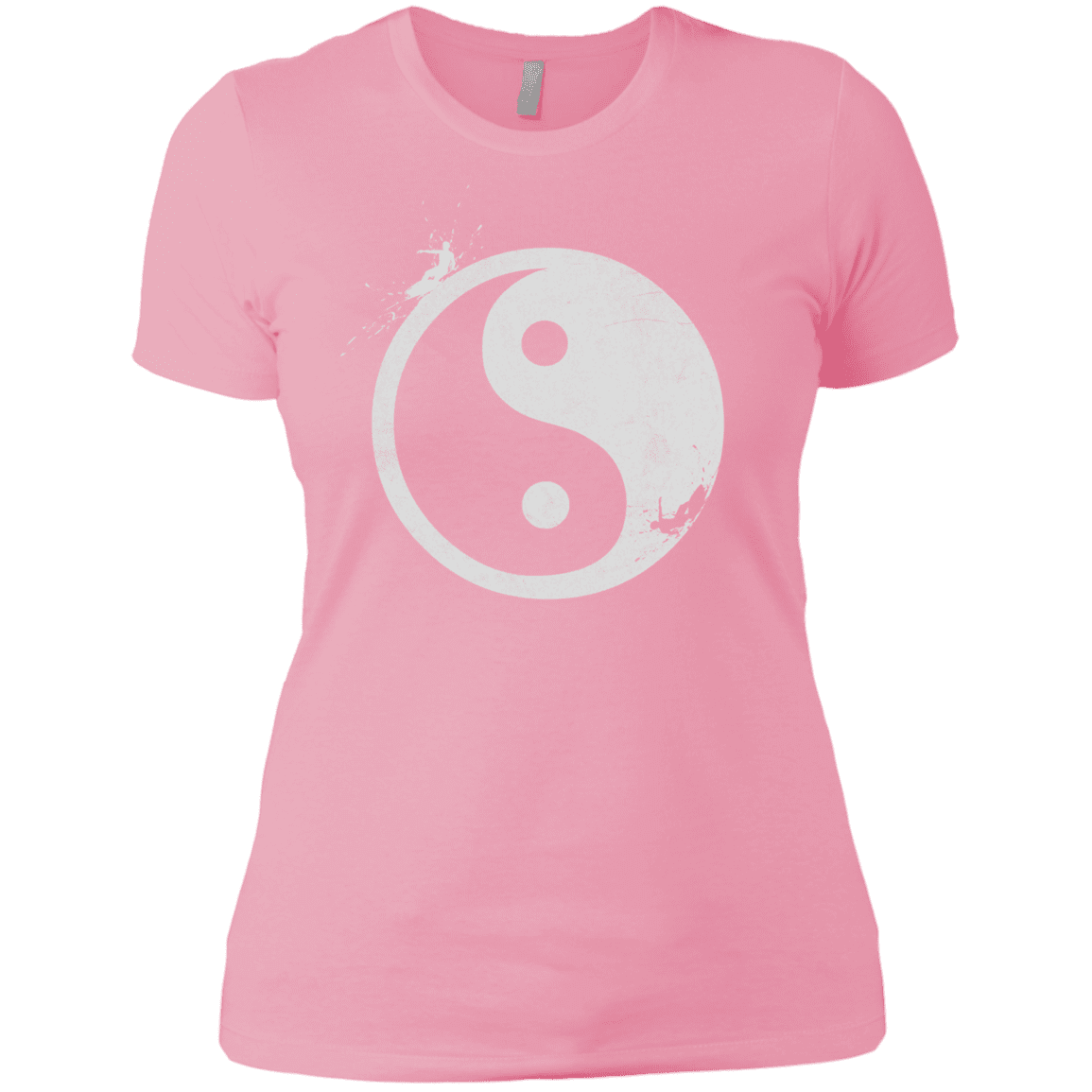 T-Shirts Light Pink / X-Small Yin Yang Surfer Women's Premium T-Shirt