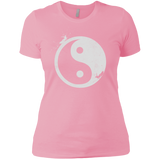 T-Shirts Light Pink / X-Small Yin Yang Surfer Women's Premium T-Shirt