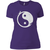 T-Shirts Purple Rush/ / X-Small Yin Yang Surfer Women's Premium T-Shirt