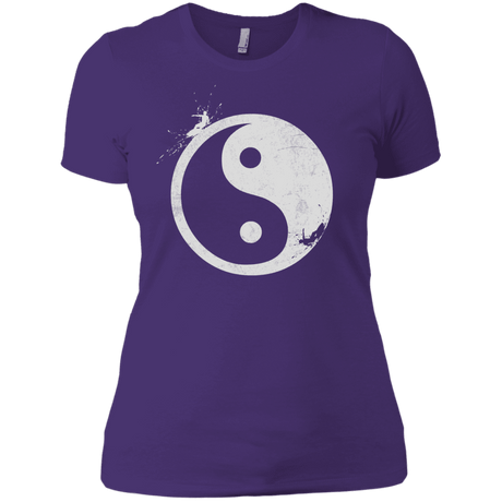 T-Shirts Purple Rush/ / X-Small Yin Yang Surfer Women's Premium T-Shirt