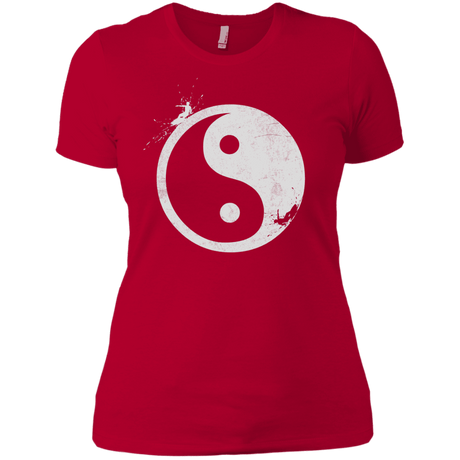 T-Shirts Red / X-Small Yin Yang Surfer Women's Premium T-Shirt